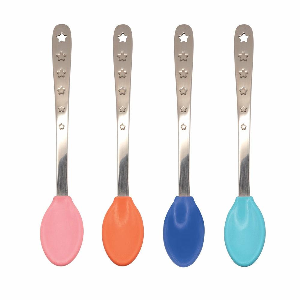 Cutlery | 2-In-1 Hot Safe Feeding Spoons (4 Pack) Feeding Cutlery