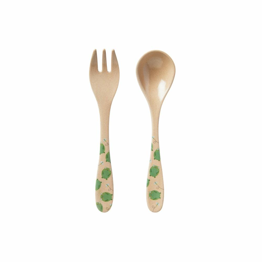 Tableware | Eco Rice Husk Spoon & Fork Set Feeding Tableware